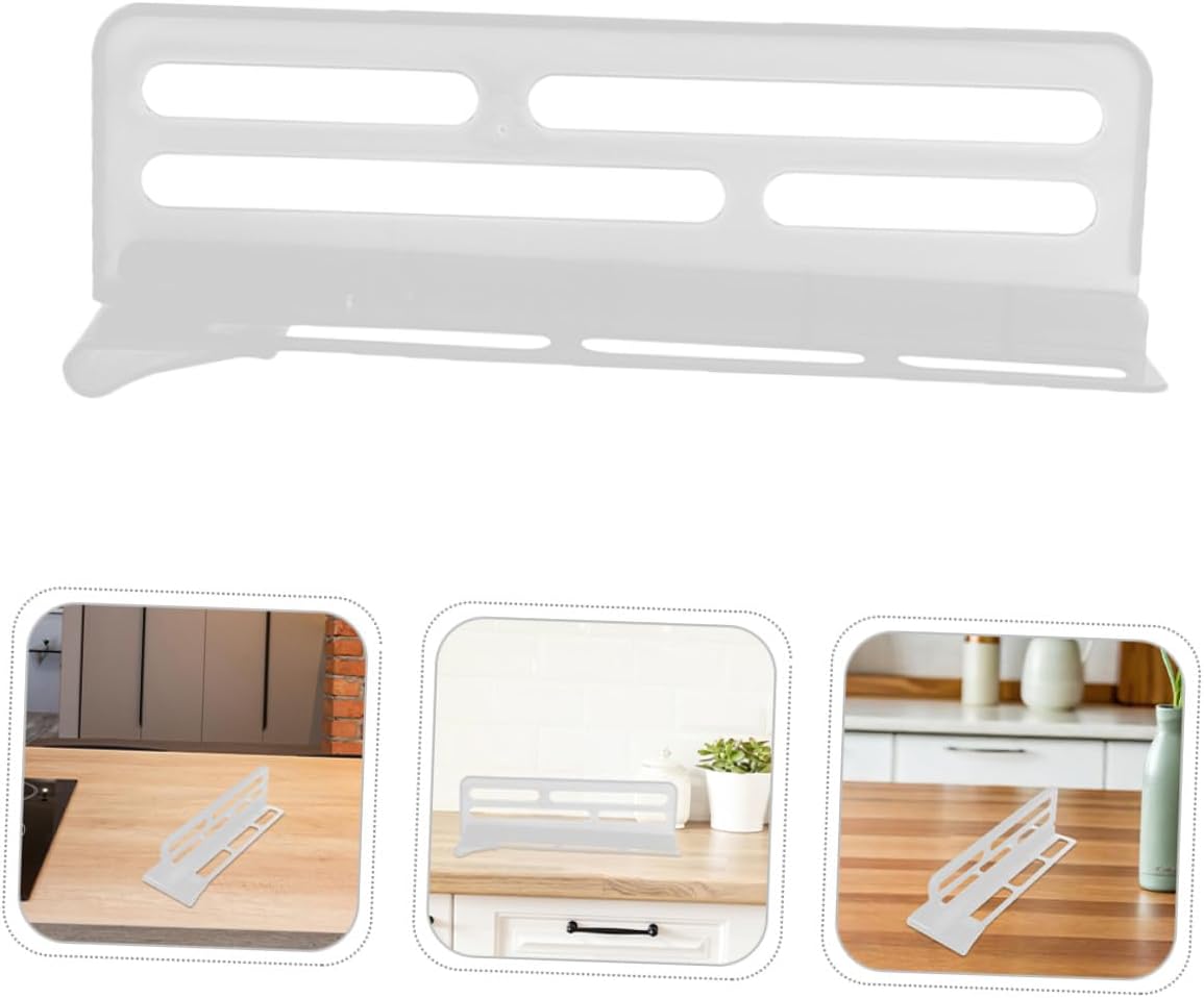 6pcs Adjustable Refrigerator Door Separators and Freezer Shelf Dividers, Sturdy Reusable Plastic Food Organizers for Kitchen Fridge Space Partition and Drink Storage