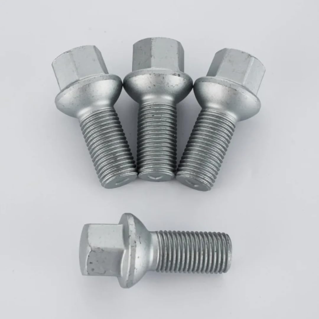 Śruby do Kół dla Mercedesa Benz, śruby piasty koła M14x1,5, sześciokątne, długość 17 mm, długość gwintu 49 mm, gniazdo kulowe 27 mm
