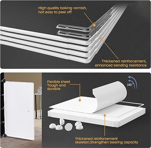 Image of Premium Multipurpose Modular 𝟔 𝐒𝐇𝐄𝐋𝐅 Plastic Shoe Rack for Home with 3 Door | Stackable Organizer | Waterproof & Dustproof | Space Saving Storage for Home, Bedroom & Entryway - Black