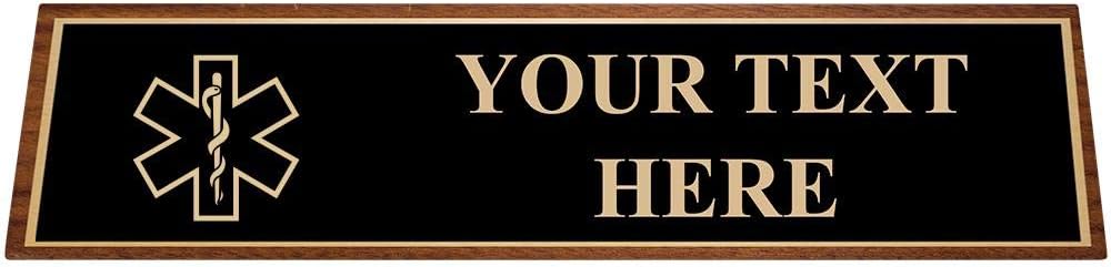 Personalized Desk Name Plates for Nurses, Nursing Desk Name Plate With Customized Engraving
