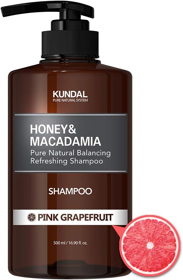 Amazon [KUNDAL公式]クンダル ネイチャー シャンプー 500ml ピンクグレープフルーツ Nature Shampoo