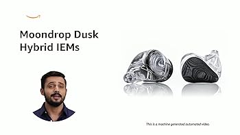 Moondrop x Crinacle Dusk   おまけケーブル付き Moondrop x Crinacle Dusk IEMs 2DD+2BA+2Planar Earphones with 0.78