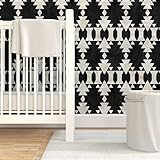 Spoonflower Pre-Pasted Removable Wallpaper, Tribal Kilim Geometric Southwestern Bohemian Boho Style Ethnic Print Thumb #2