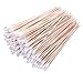 Hicarer 500 Pieces 6 Inch Swabs Cotton Stick Cotton Tipped Applicator Single Tip with Wooden Handle