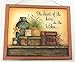 The Heart of the Home Is the Kitchen Country Wooden Wall Art Sign Sugar Flour Barn Stars Berries