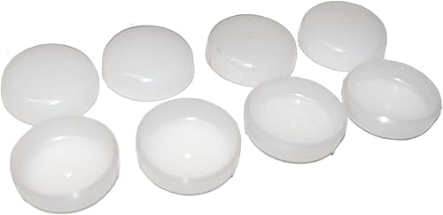 Protectores redondos de plástico de hierro forjado de 1 12 pulgadas, protectores de suelo para patas de silla de patio y muebles de exterior, color