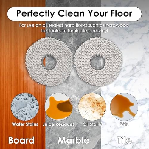 ECOVACS DEEBOT T30 Pro Max/ T30 Pro Omni/ T30S/ T30S Combo/ T30C Omni/ X5 Pro Omni/ X2 Omni X2 Pro T20 Omni X1 Omni X1 PRO Omni X1 PLUS T10 Omni T10 Omni T용 대걸레 패드 (4팩) 10 터보 10 eedi M12 Pro+ X1 터보 — 사진 3