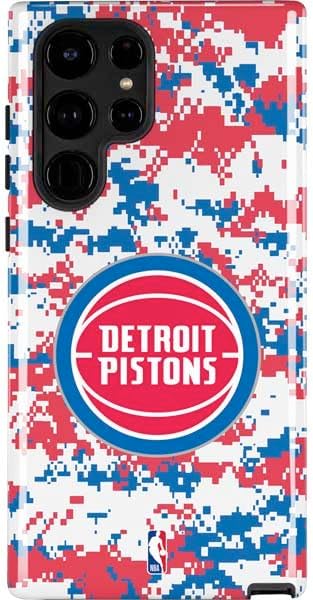 Skinit Impact Phone Case Compatible with Galaxy S25 Ultra - Officially Licensed NBA Detroit Pistons Away Jersey Design
