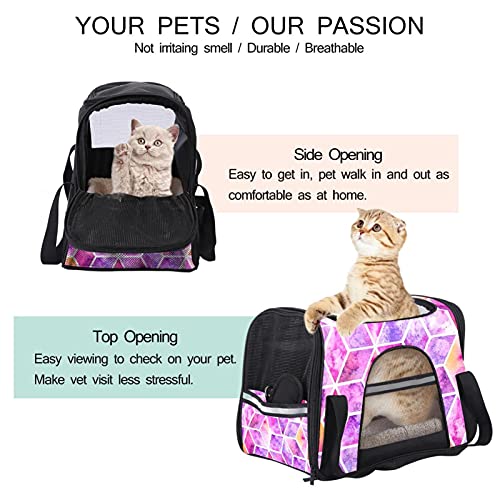 Sac de transport pour animal domestique rose et souple 43cm - 4
