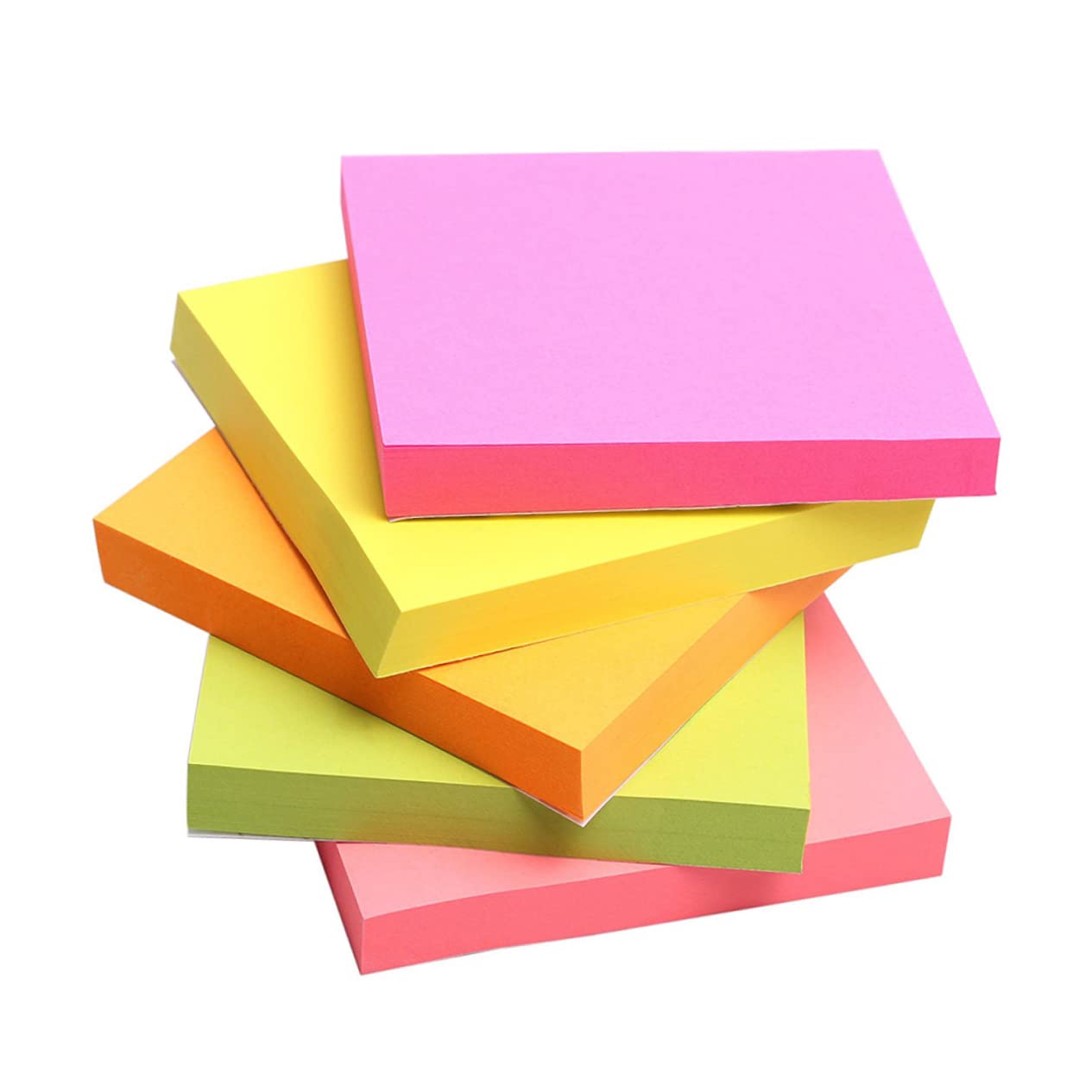 Bloc-notes autocollants à adhésif résistant EXCEART 3x3 pouces pour un affichage durable - 4