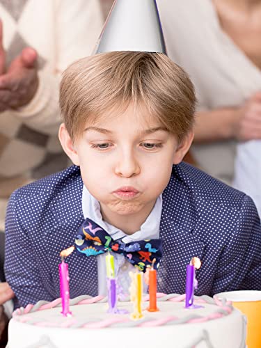 Newcotte 3 Pcs Boy's Bow Ties for Kids Toddler Child Cute Adjustable Costume Pre Tied Bowties for Kids Wedding Birthday Party4