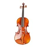 MJRQWS Professional Violin Professional Violin Full Size Natural Striped Maple with Case and Bow Suitable for Violin Players and Beginners(3/4)