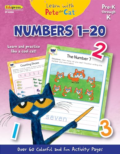 Aprende con Pete The Cat®: Números 1-20 (EP62086)