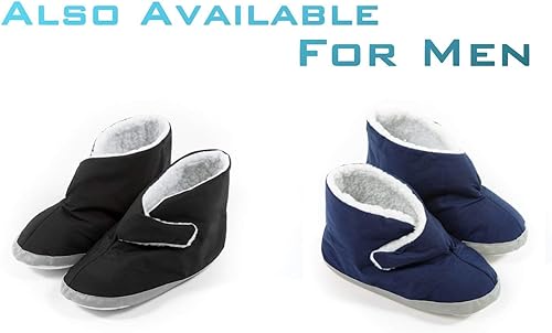 Miniatura 10 de Comfort Finds - Botas para mujer con edema  Zapatos hinchados extra anchos y espaciosos  Zapatillas suaves ajustables para aliviar la piel sensible