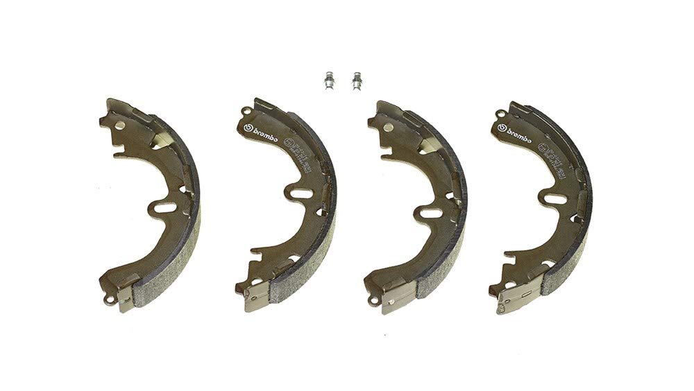 Brembo Schwarz S83503 Bremsbacken, Anzahl 4 | Kompatibel Mit: Toyota Celica Coupe, Celica Coupe, Celica Liftback, Corolla, Corolla, Corolla Compact, Corolla Compact