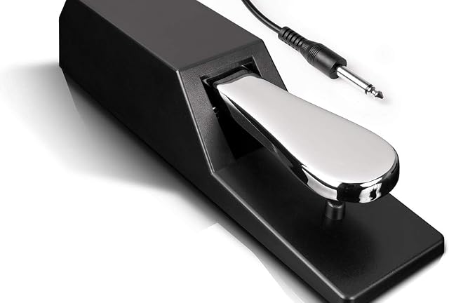 M-Audio ASP-2 - Uniwersalny, wzorowany na pedałach fortepianowych pedał sustain do klawiatur MIDI, pianin cyfrowych itp