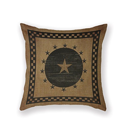 Home Decorative Pillowcase Primitives Primitive Country Folk Throw Pillow Cover 18 X 18 Square Pillowcase Throw Pillow Cover
