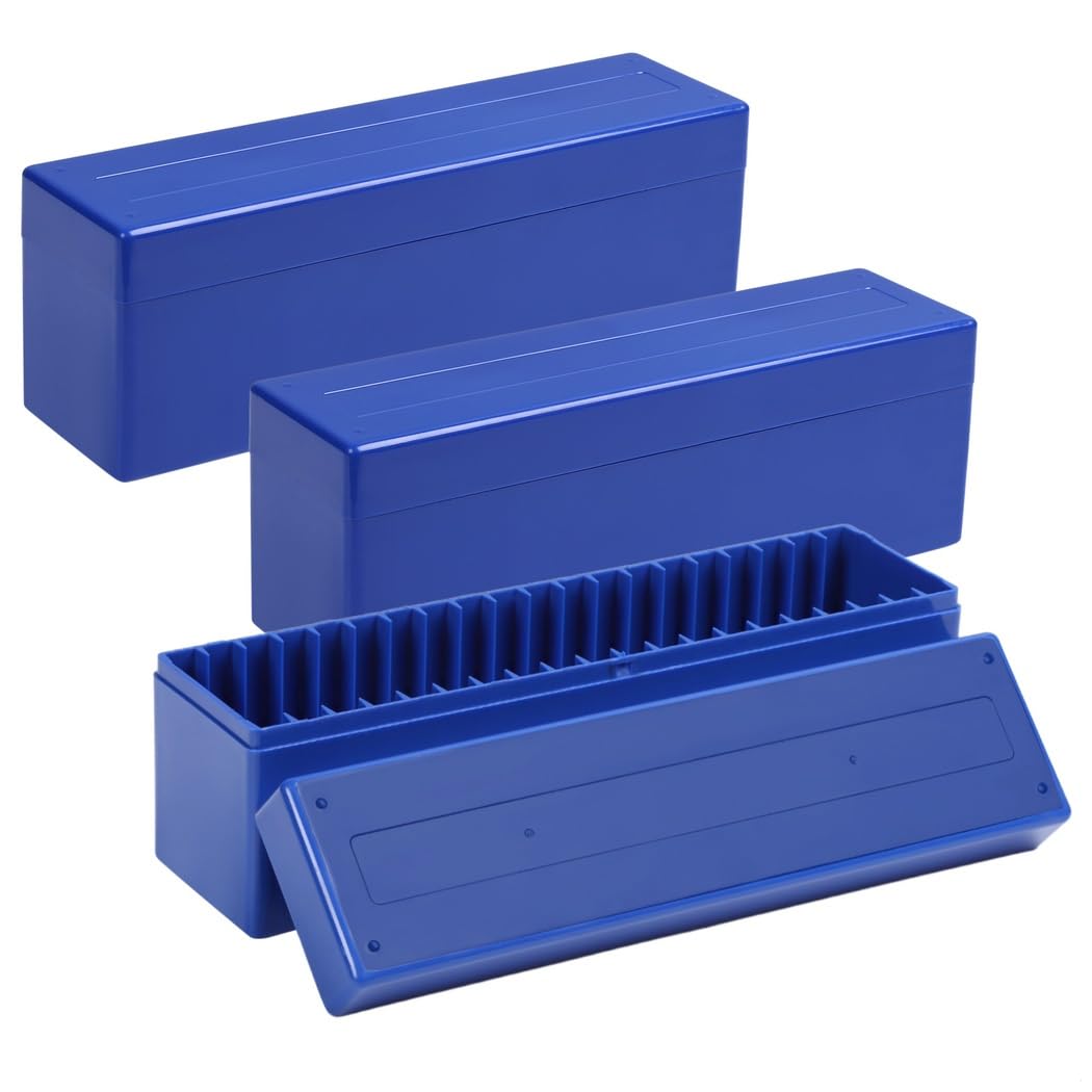 Lot de 3 boîtes de rangement pour pièces de monnaie, organiseurs en plastique à 20 emplacements pour jusqu'à 60 plaques de monnaie, compatibles avec Pcgs, NGC, Pmg
