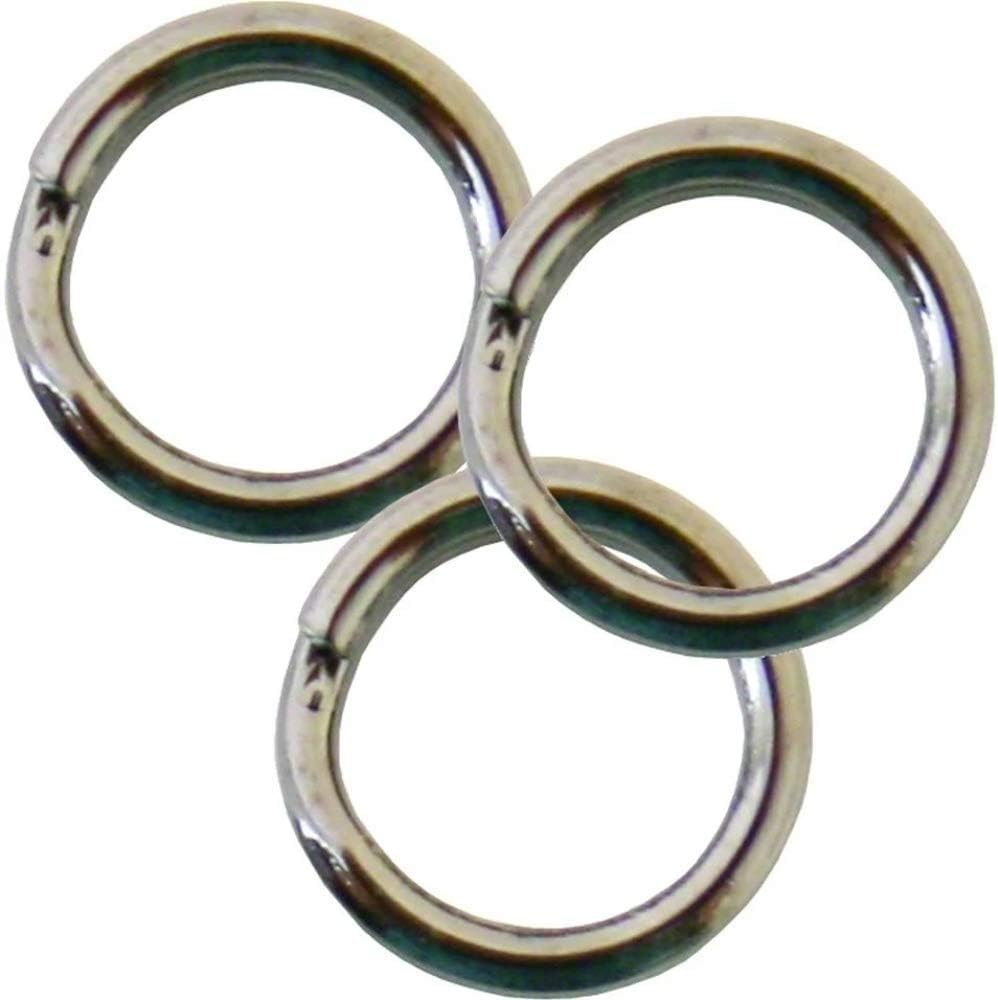 Owner American 5196-044 Hyper Wire Split Ring 10Pk Sz4 50Lb Stainless