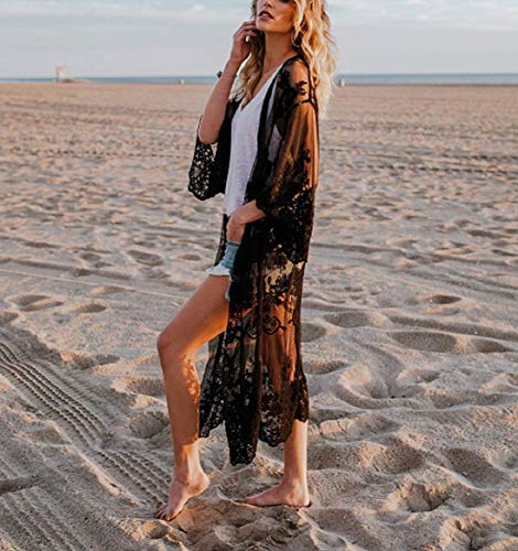 Jeasona Beach Coverups for Women Kimono Robes Cardigans Cover UP Beach Dress4