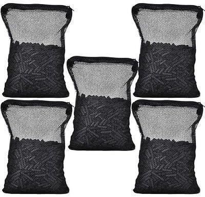 5 Bags Total 5 LBS Activated Carbon Aquarium Pond Canister Filter w/ Mesh Bags