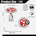 Mini Diamond Engraving Saw Blade - FOCSTOL 5pcs 1-9/16 Inch(40mm) Cutting Disc with 1pc 5/8''-11 Thread Flange for Marble Granite Artificial Stone Porcelain Tile Ceramic