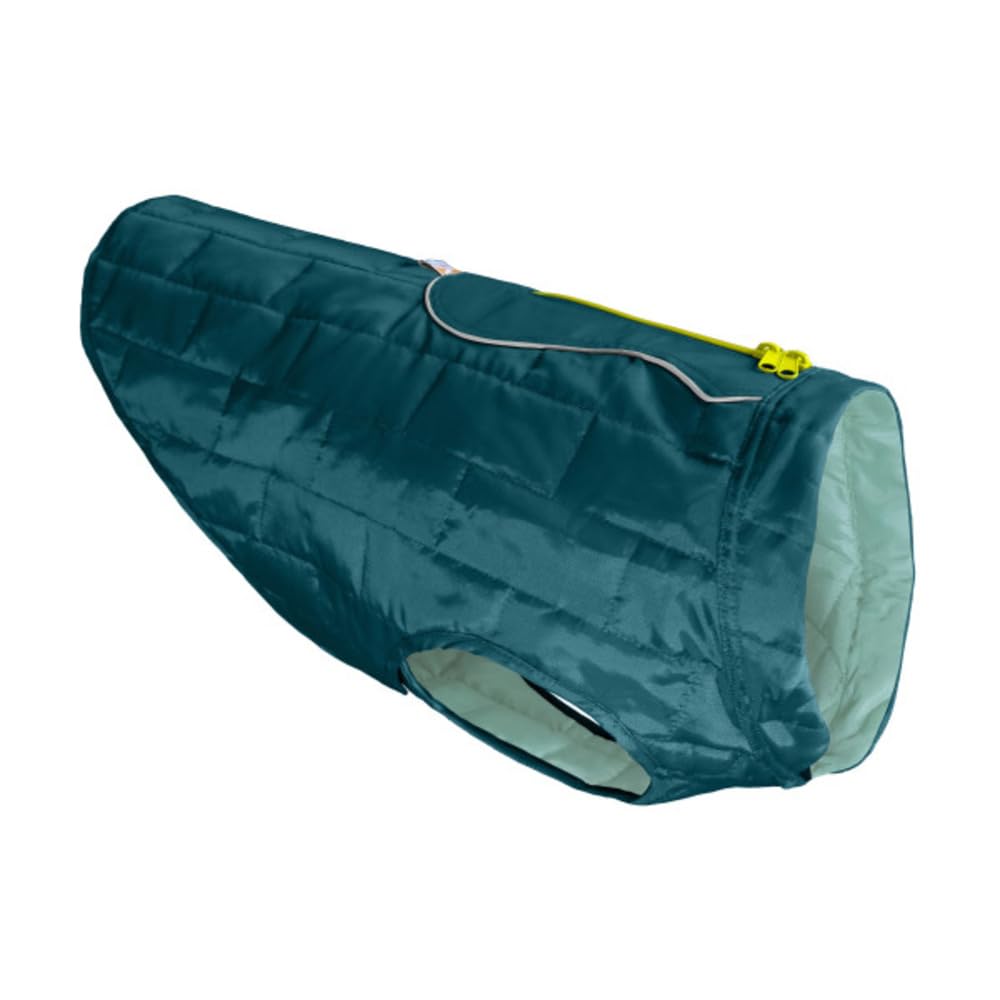 Kurgo Loft Hundejacke - Wendbarer Bequemer Hundemantel für Outdoor-Abenteuer - Wasserabweisend - Sportliche Passform - Waschmschinengeeignet - Reflektierendes Hundezubehör - XL - Tintenblau