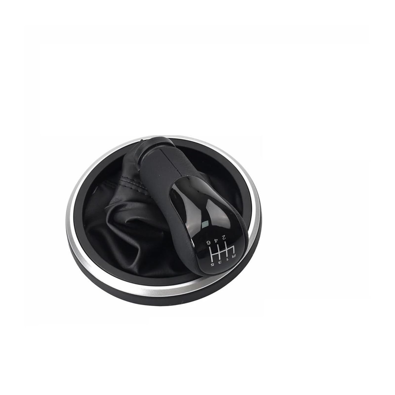 Aimazom Black Car Gear Shift Knob For Ford For Transit Connect 2002 On Car Gear Shift Knob Lever Shifter Gaiter Boot For Modification And Replacement