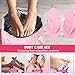 FillTouch 6 Sets Pink Foldable Foot Bath Kit with 15L Foot Soaking Tub Collapsible Towels Women Adult Foldable Slippers Portable Bag Spa Soak Pedicure Bath for Spa Party Sleepover Party Supplies