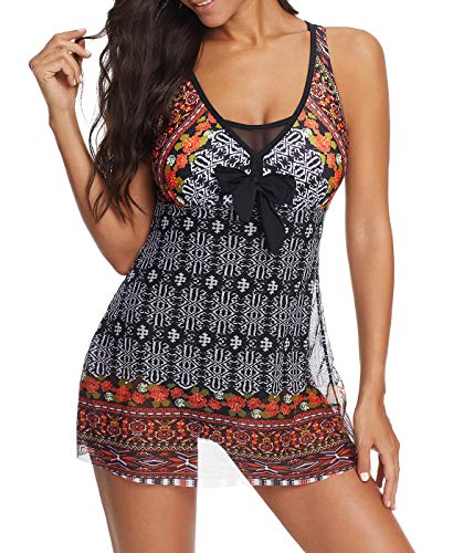 American Trends Women Swimdress One Piece Swimsuits for Women Bathing Suits Tummy Control