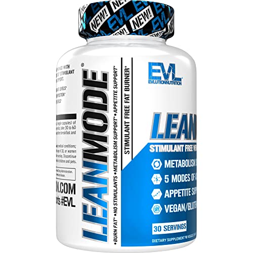 Evlution Evl Metabolic Energy Supplement - Multipurpose Herbal Metabolic Support With Invigorating Green Coffee Bean Extract - Leanmode Green Tea And Garcinia Cambogia Capsules - 30 Servings #TOP4