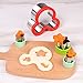 Stainless Steel Sandwiches Cutter set, Mickey Mouse & Dinosaur & Heart & Star Shapes Sandwich Cutters Cookie Cutters Vegetable cutters-Food Grade Cookie Cutter Mold for Kids Suitable for Cakes Sandwic