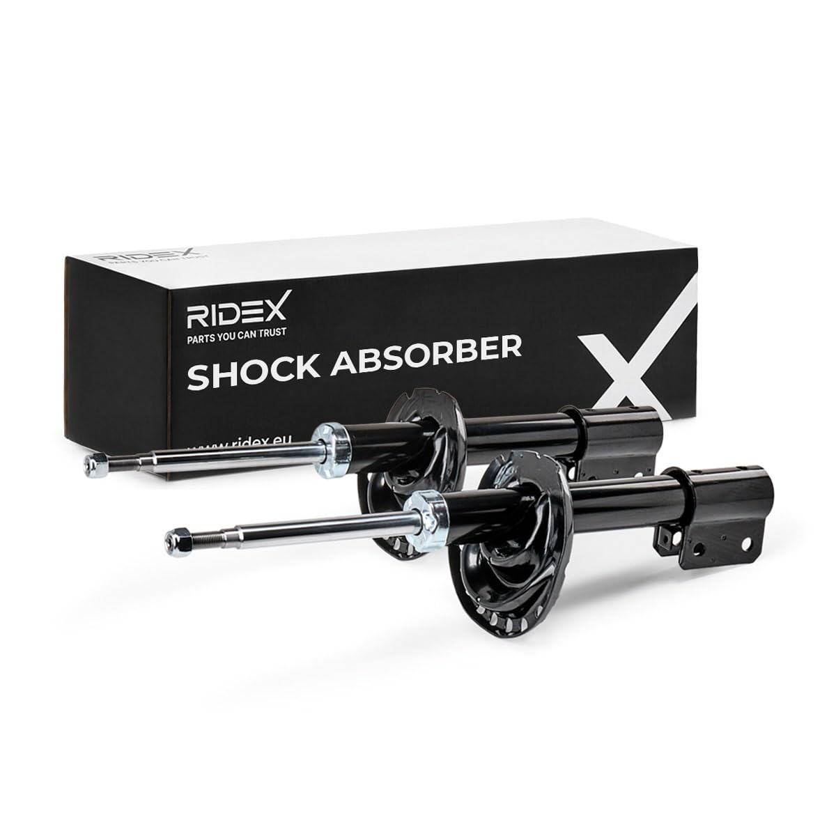 RIDEX 854S18786 2x Amortiguador Delantero Compatible con DACIA LOGAN MCV II