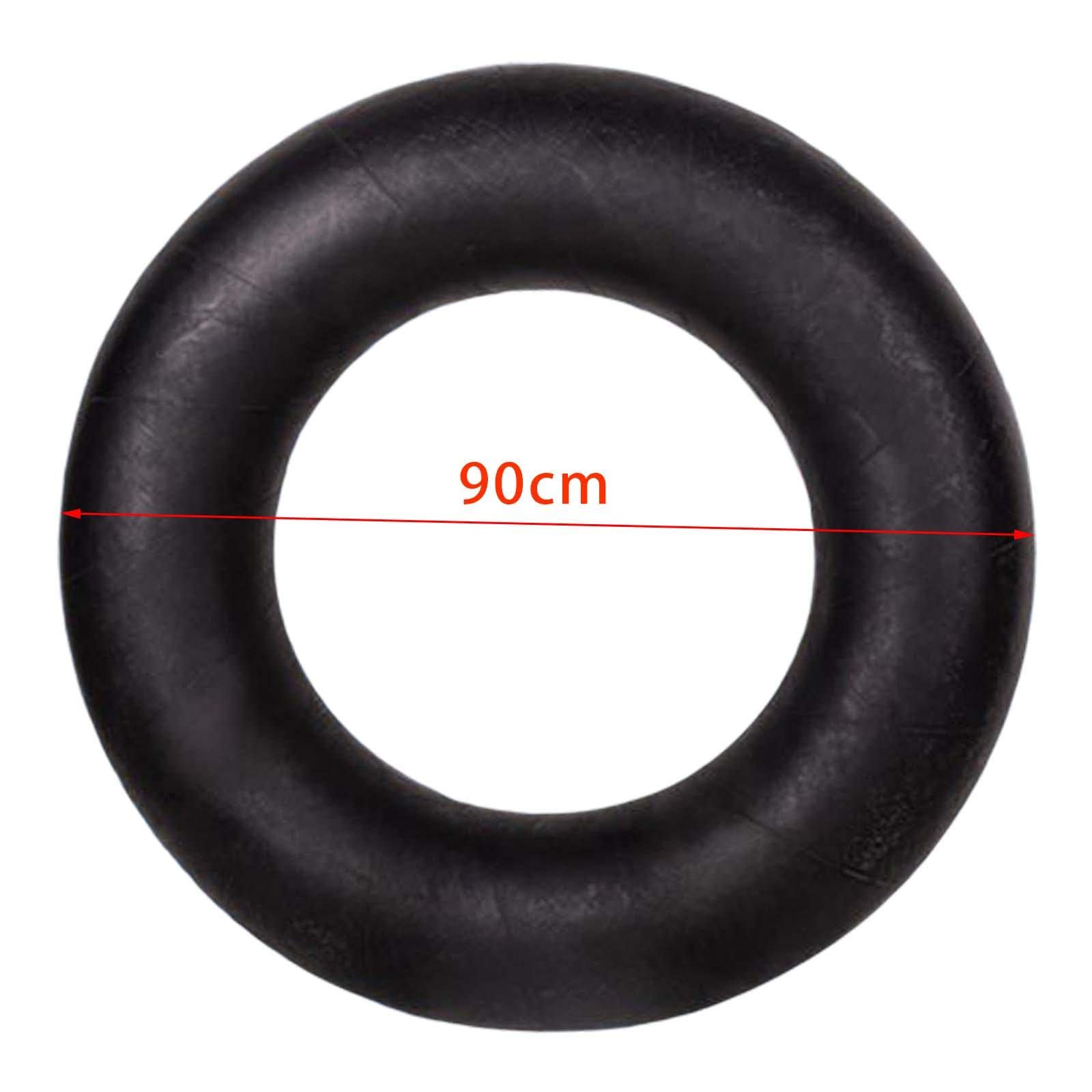 Snow Tube Schwimmreifen Gummi Ersatz Innenreifen Tragbar Langlebig Aufblasbar Dick Universal für Erwachsene Winterbadespaß Skifahren Poolschließen Ges, 90CM