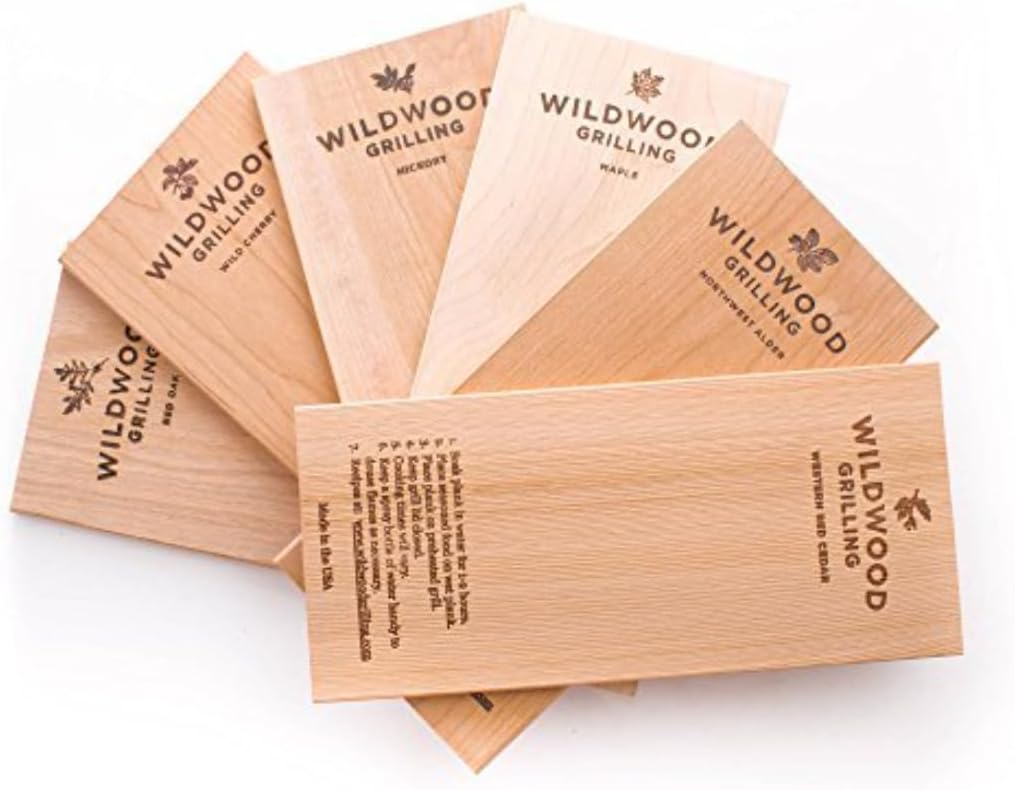 Wildwood Grilling - 5x11 6 Grilling Plank Variety Pack