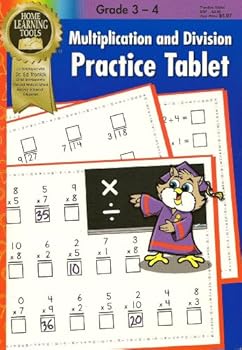 Paperback Multiplication and Division Practice Tablet Book