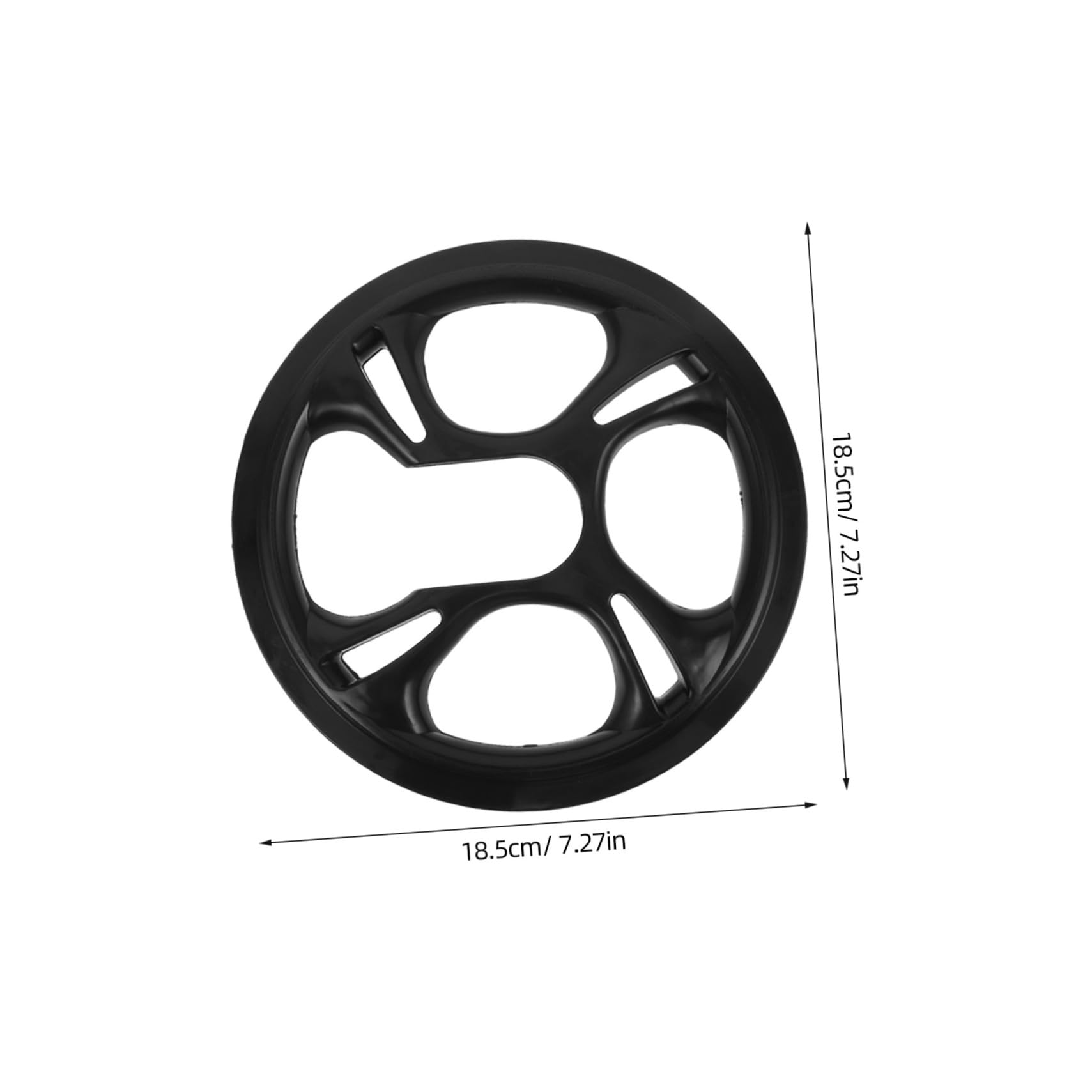 KOMBIUDA 2pcs Bicycle Crankset Cover Protector Teeth Chain Wheel Guard for Mountain and Road Bikes Easy Installation Durable Protection Versatile Use
