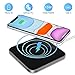 AGPTEK 15W Cargador Inalámbrico Rápido, Qi Wireless Charger 15W/10W/7.5W/5W para iPhone SE...
