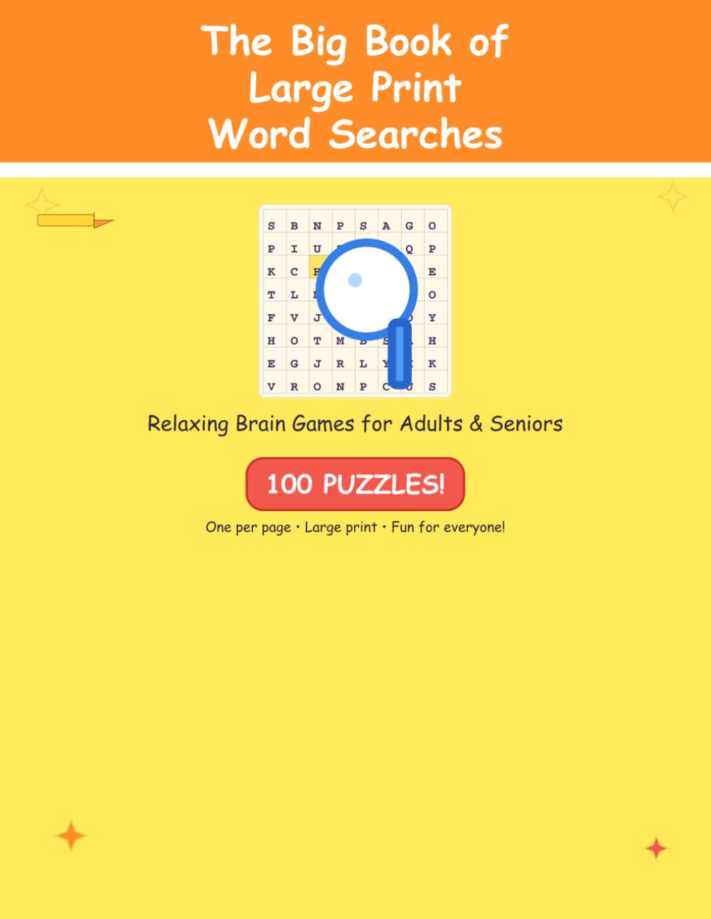 The Big Book of Large Print Word Searches