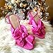 MUCCCUTE Women's Bow Knot Heeled Sandals Ankle Buckle Strap Chunky Heeled Open-toe Comfortable Wedding Party Fashion Heeled