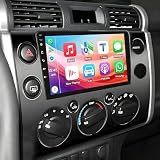 9 Inch Android 15 Car Stereo for Toyota FJ Cruiser 2006-2020, Wireless CarPlay & Android Auto, 2+64GB, GPS Navigation, Bluetooth 5.0, 5G WiFi, Mirror Link, Voice Control, FM Radio, SWC, Backup Camera