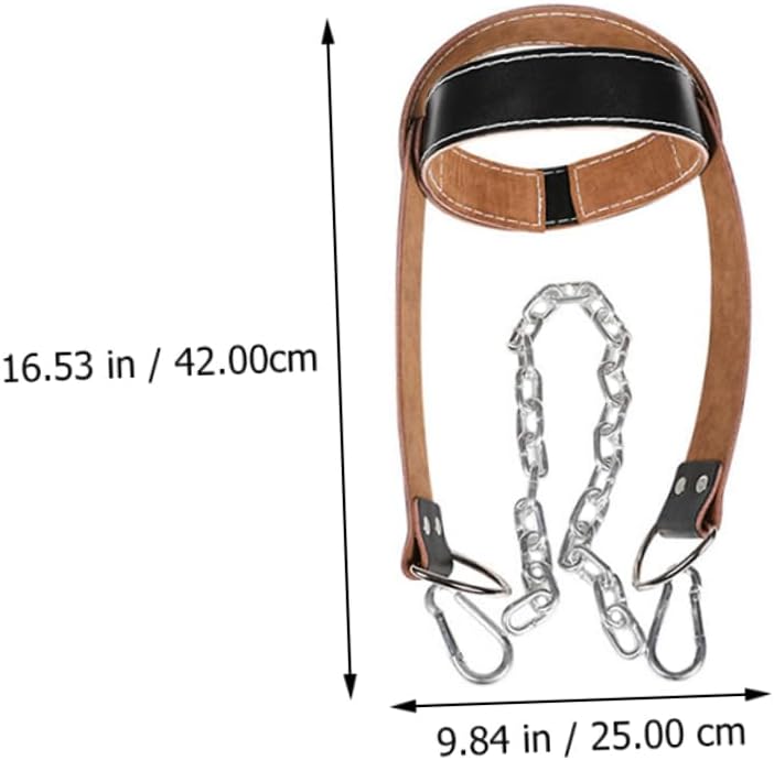 Neck Trainer - Sport Head Harness with Padded Neck Support for Weight Lifting & Sports