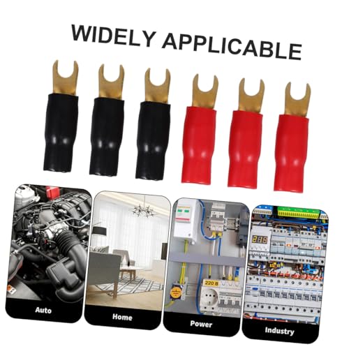 Adaptadores de cable de altavoz de calibre chapado y conectores de crimpado de pala 2