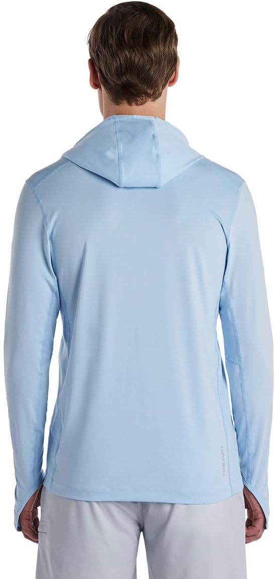 Coolibar Men's Fishing Hoodie - UPF 50+ Sun Protection - Andros