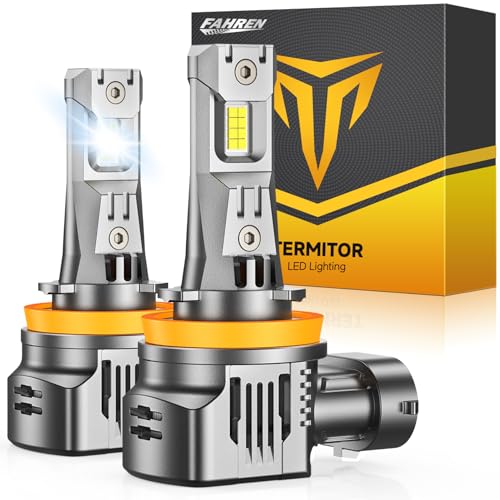 Termitor 2026 H11/H8/H9 Light Bulb  DualSided HighFocus CSP Chips Canbus Ready Superior Heat Dissipation 100 000Hrs Driving Lifespan IP68 Waterproof 2 Pack