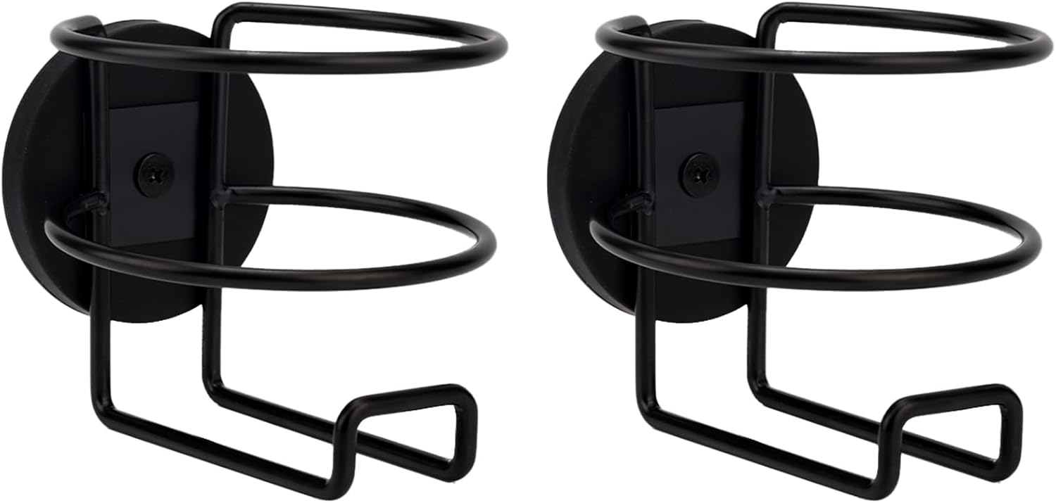 2pcs Magnetic Cup Holder Heavy Duty, Iron Portable Drink Holder Caddy for Car Truck Tractor Bus Refrigerator Treadmill & Metal Surfaces