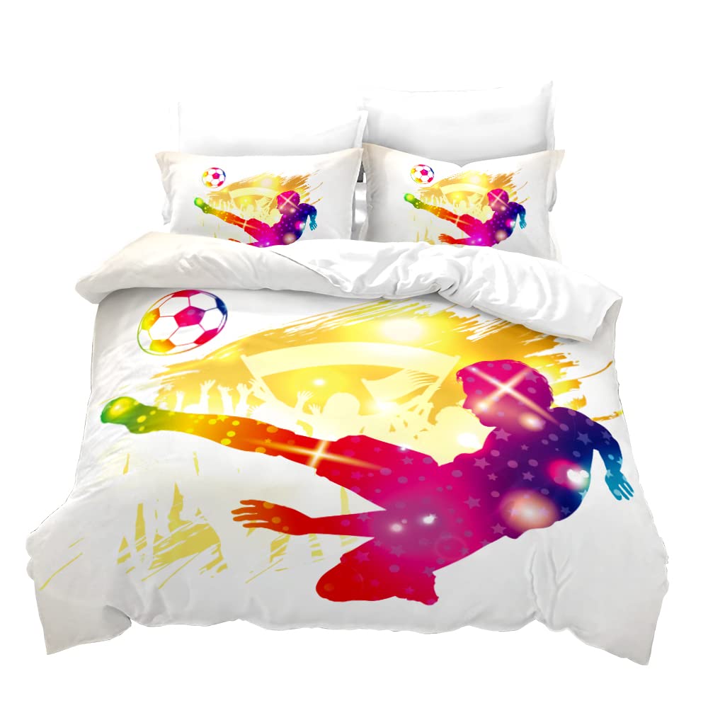 Parure de lit flamme bleue et glace pour une chambre d'ado moderne