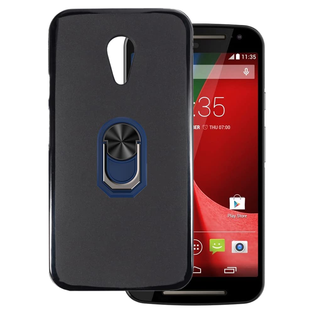 Amazon.com: for Motorola Moto G 2nd Gen Ultra Thin Phone Case + Ring Holder  Kickstand Bracket, Gel Pudding Soft Silicone Phone for Motorola Moto G2  5.00 inches (BlueRing-B) : Cell Phones u0026