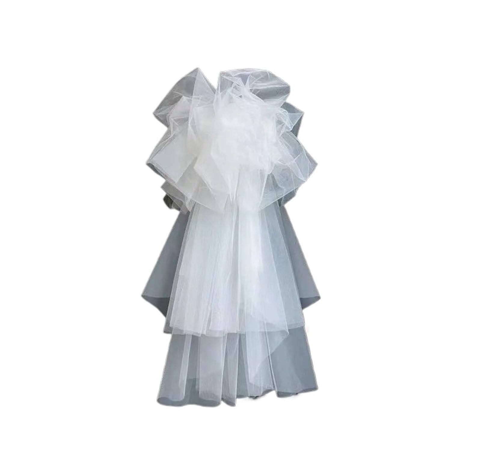 Brautschleier Retro-Hochzeitsschleier, kurzer Hochzeits-Tüllschleier, großer Schleier for Hochzeit, Verlobung, Haarschmuck Brautaccessoires