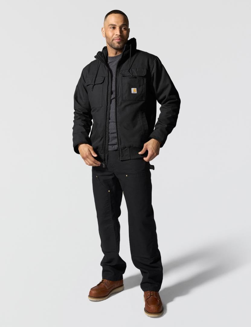 Carhartt mens Full Swing Loose Fit Washed Duck Insulated Active Jac - Image 4